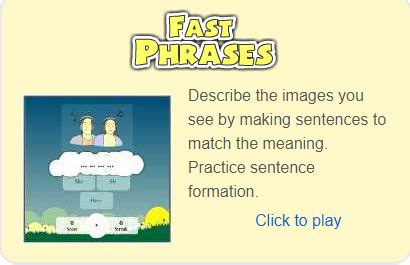 Fast Phrases Game .